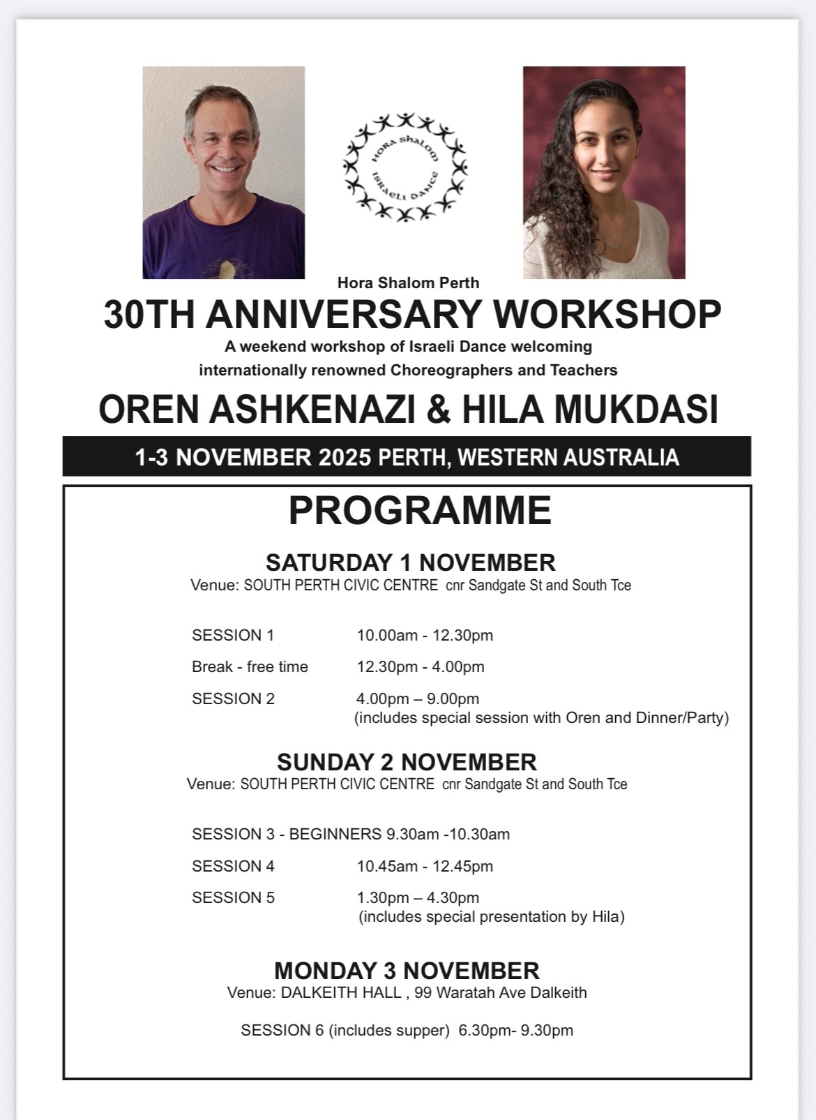 30TH ANNIVERSARY WORKSHOP NOVEMBER 2025