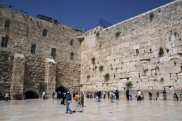 The Western Wall in Jerusalem