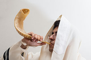 The Shofar is blown on Rosh HaShanah