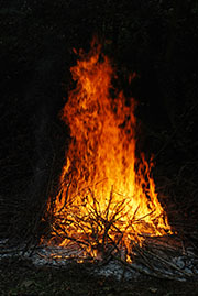Lag BaOmer bonfire