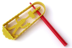 A gregger (noisemaker)